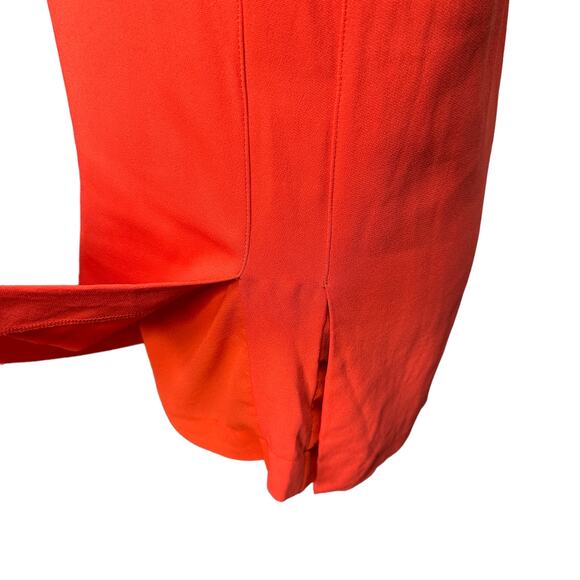 ROBERT RODREIGUEZ Womens 2 Orange V-Neck Keyhole Sleeveless Illusion Mini Dress - Picture 6 of 8